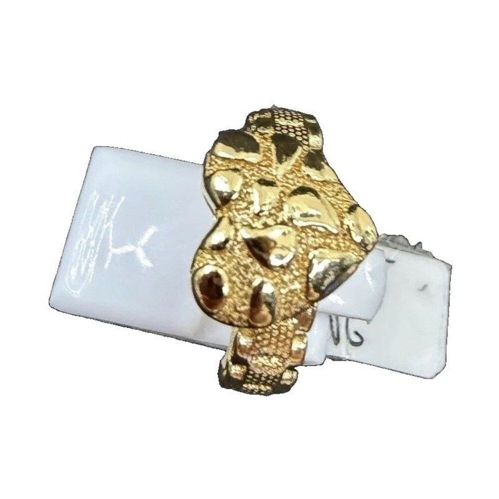 14k Gold Heart Ring Signed 5 Grams Size 7